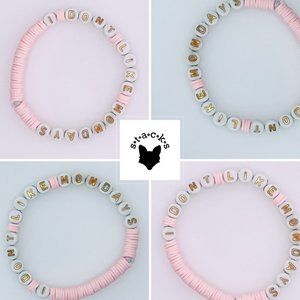 I Don't Like Mondays Boomtown Rats Beaded OG Friendship Bracelet 80's New Wave